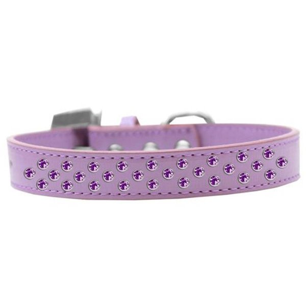 Unconditional Love Sprinkles Purple Crystals Dog CollarLavender Size 14 UN756603